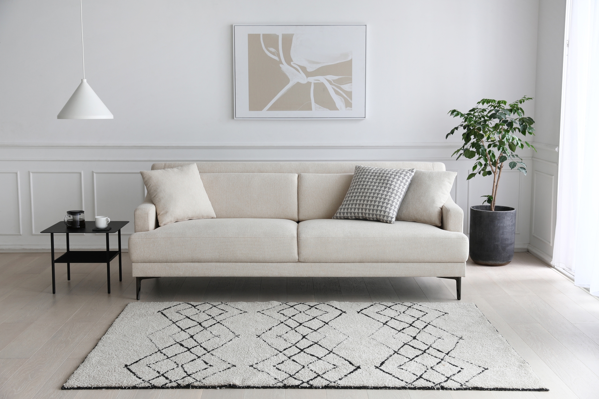 Hanna 3-seter sofa - Beige