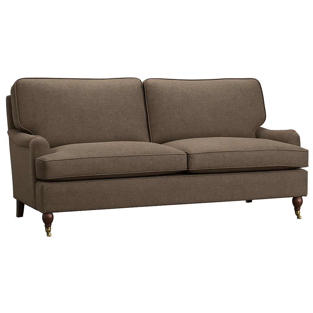 Sofa Howard Classic brun beige - 205 cm