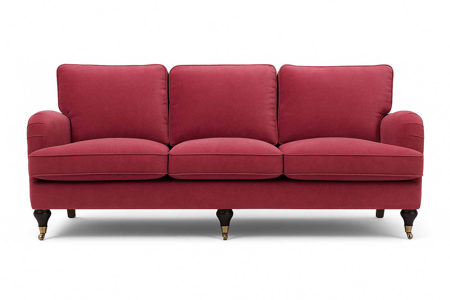 Howard Malaga buet 3-seters sofa - Mrk bringebrrd