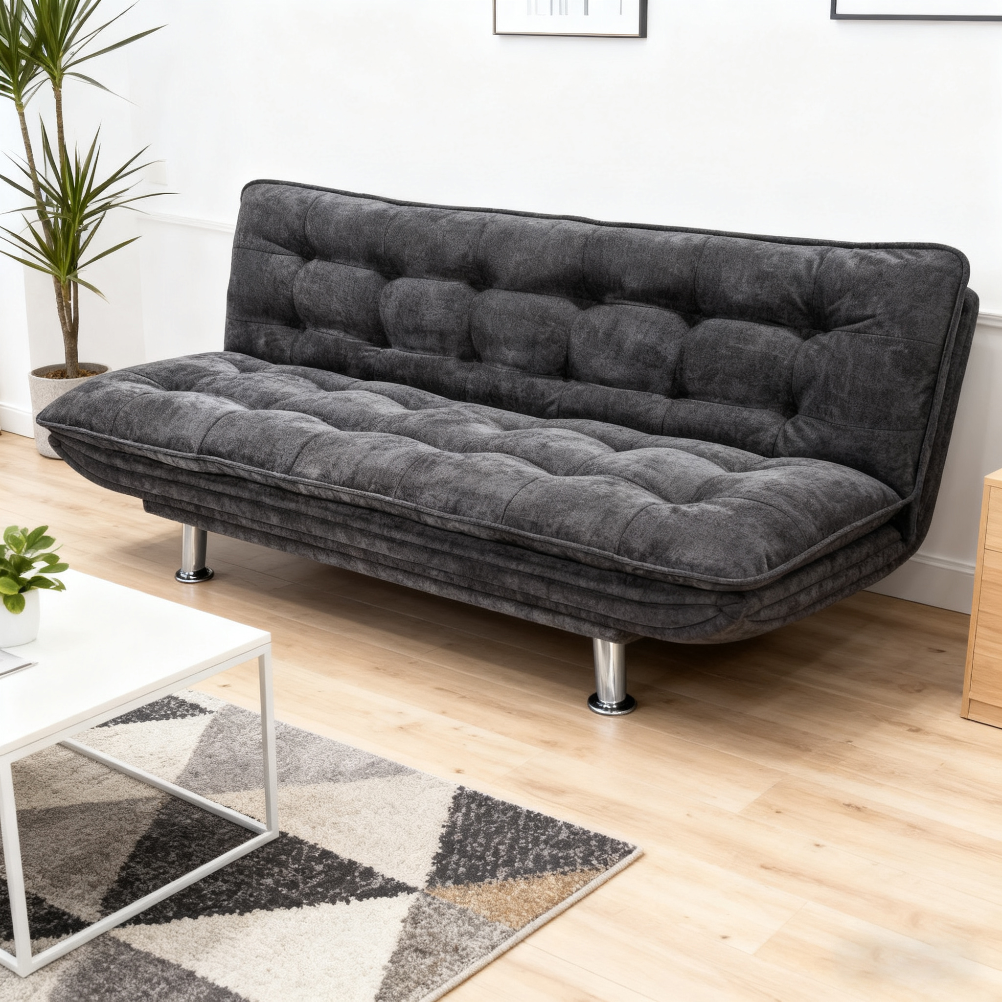 Skara sammenleggbar sovesofa - m�rkegr� | 180 cm