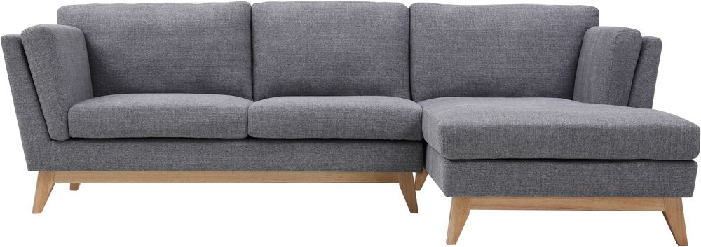 Behagelig divansofa - Grå + Møbelrengjøring Behagelig divansofa - Grå + Møbelrengjøring