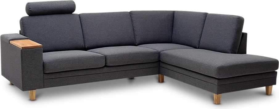 Rosé Divan sofa med åpen ende høyre - Alle farger Rosé Divan sofa med åpen ende høyre - Alle farger