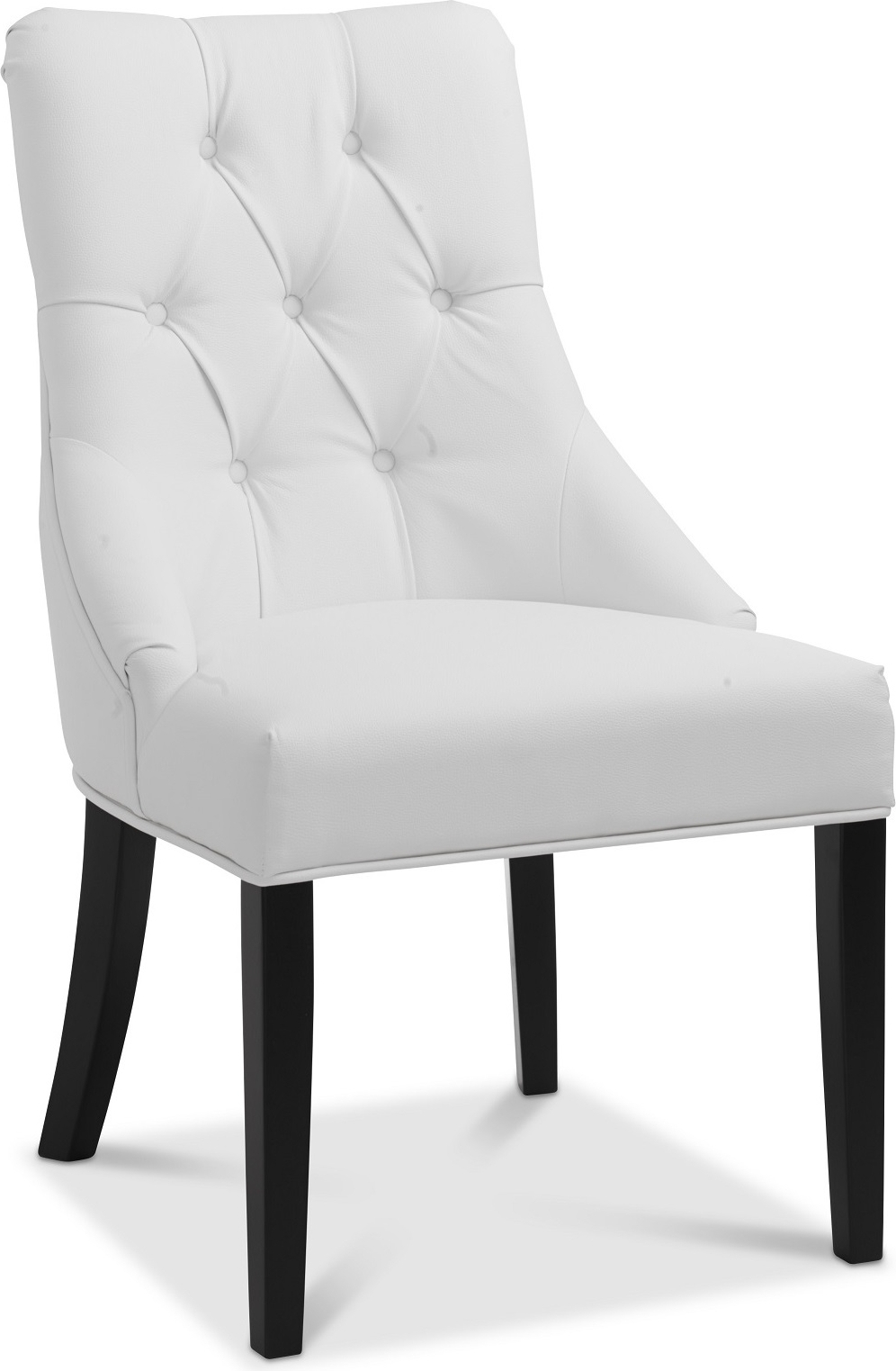 Tuva EUR spisestol - Hvitt kunstlær Tuva EUR spisestol - Hvitt kunstlær