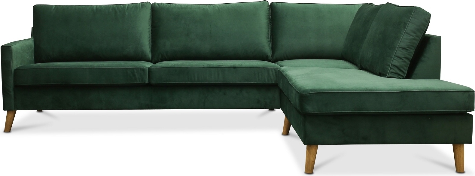 Blues 3-sete med �pen avslutning mot h�yre - Valgfri farge