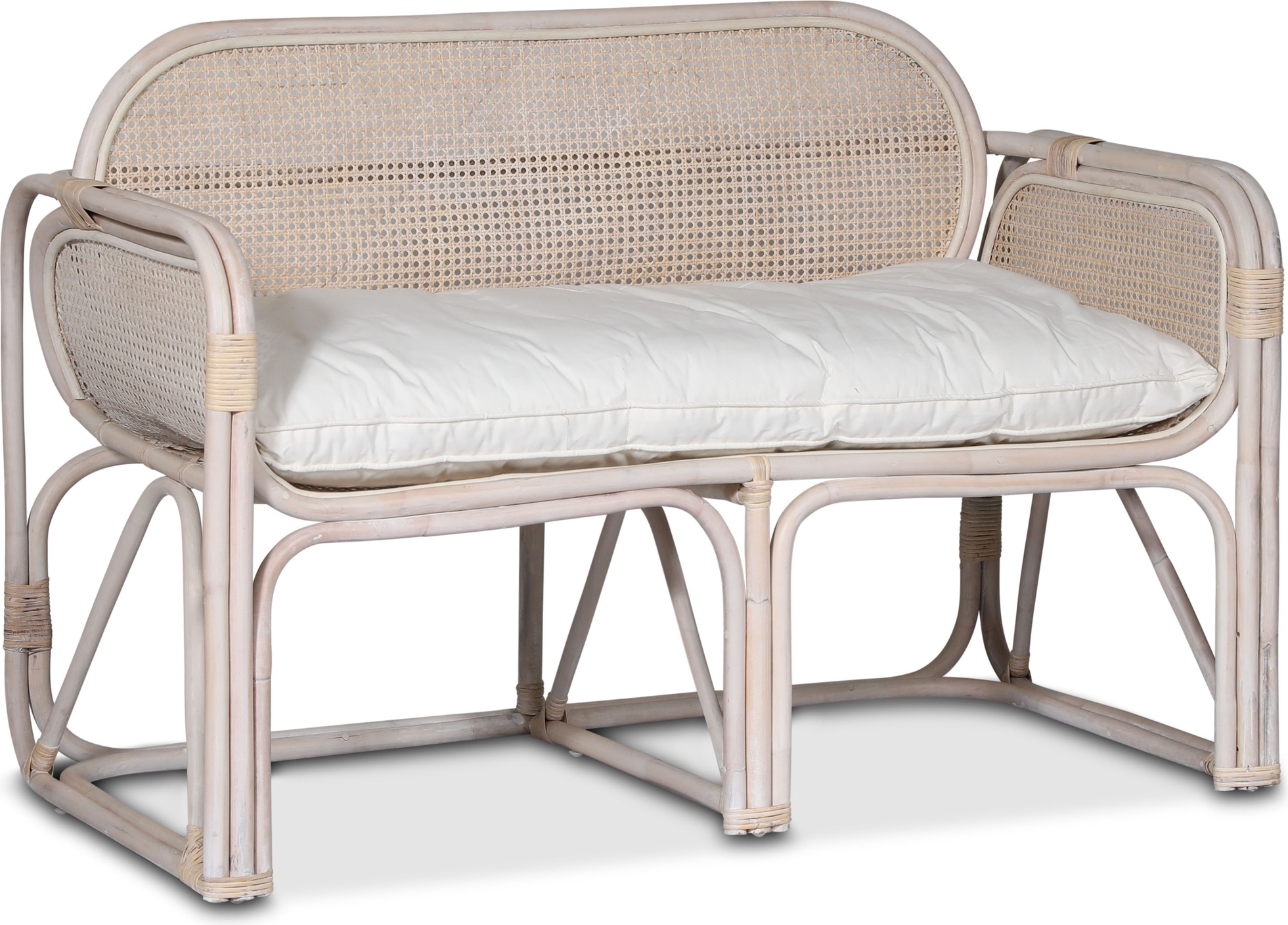 Glory Webbing 2-seters sofa - Rotting/Whitewash Glory Webbing 2-seters sofa - Rotting/Whitewash