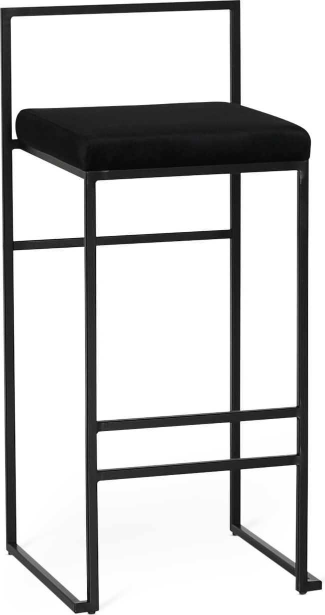 Aston barstol - Svart fl�yel / svart