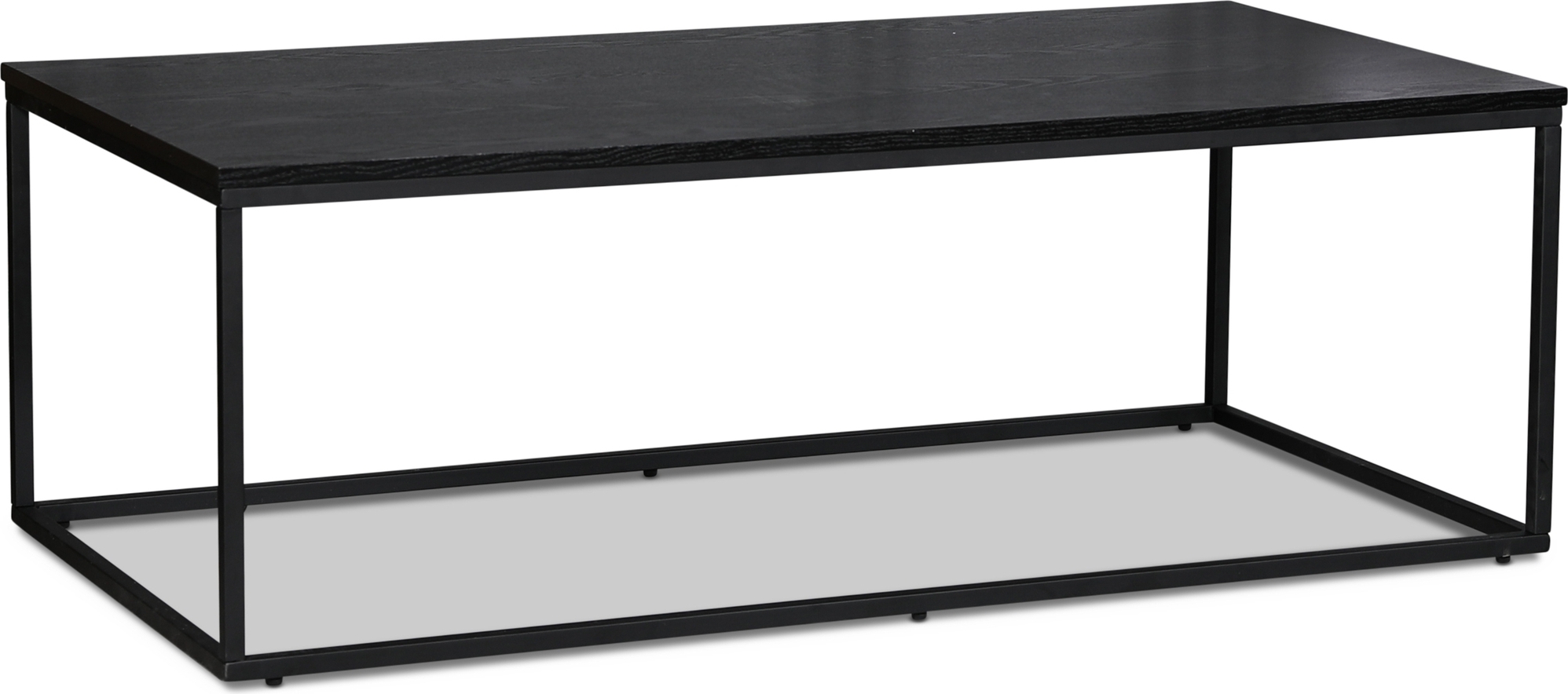 Solano salongbord XL 140 cm - Svartbeiset ask