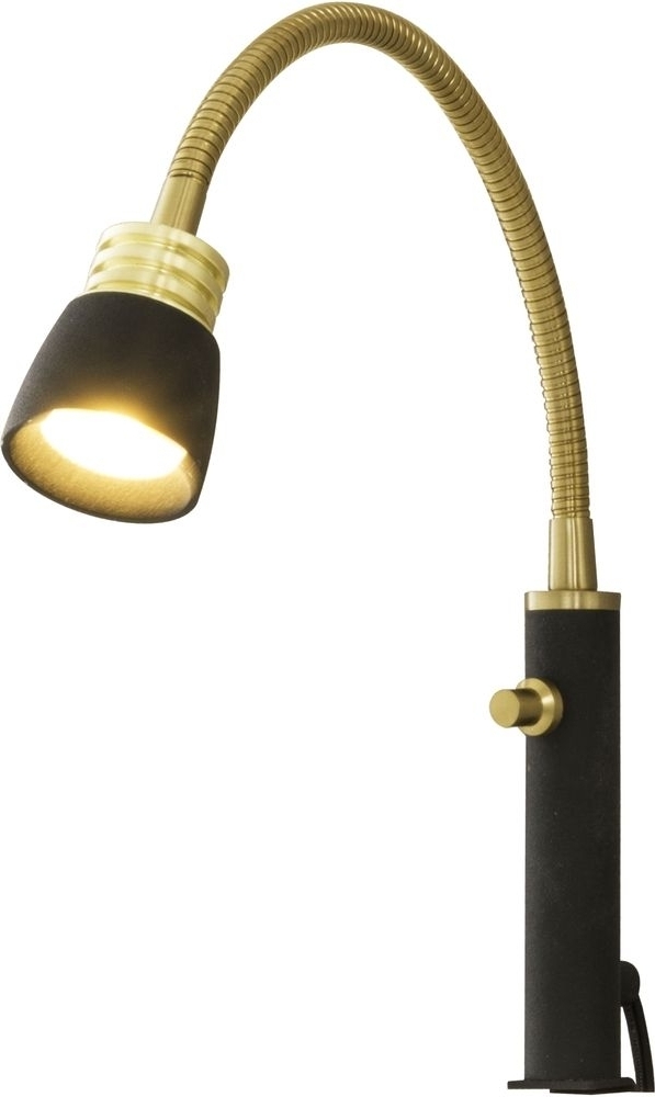 Sengelampe Eketorp - Svart / matt messing Sengelampe Eketorp - Svart / matt messing