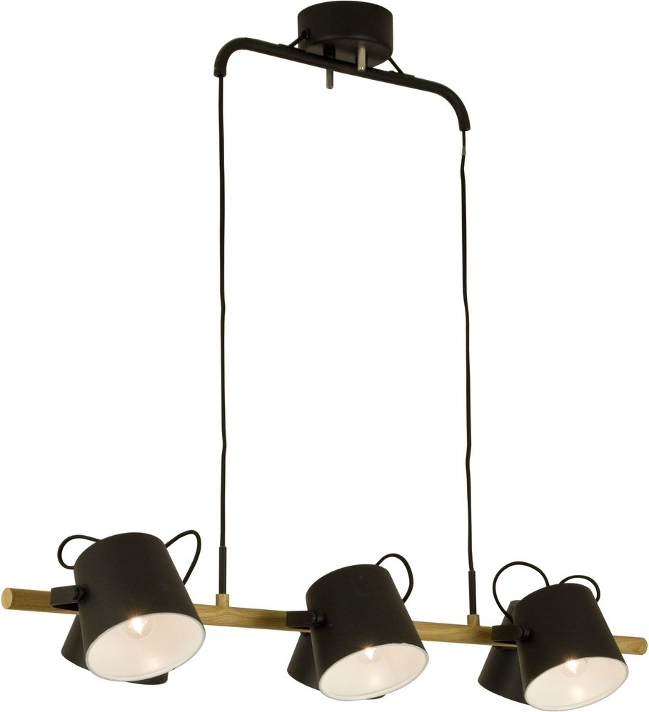 Taklampe Espresso - Svart/tre