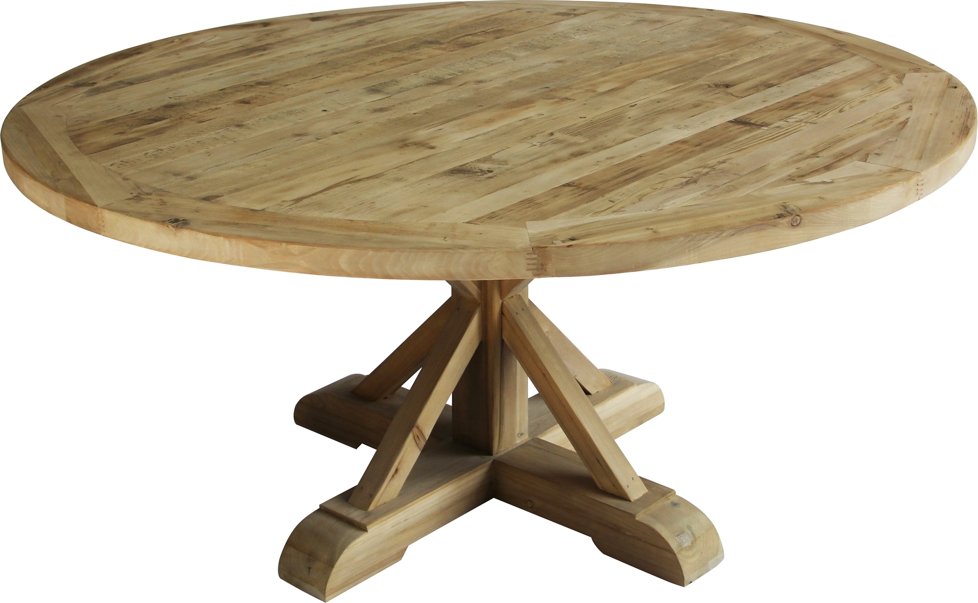 Judith spisebord rundt 160 cm - Resirkulert furu Judith spisebord rundt 160 cm - Resirkulert furu