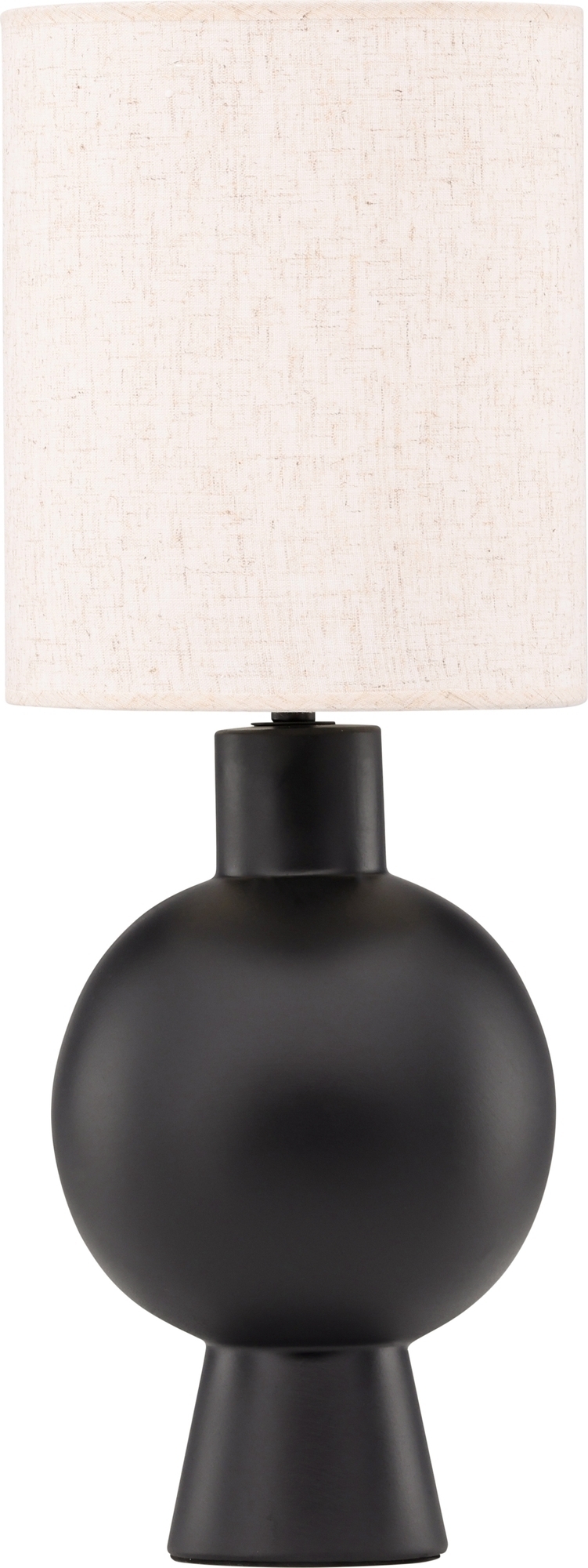 Mysterna bordlampe - Sort/beige Mysterna bordlampe - Sort/beige