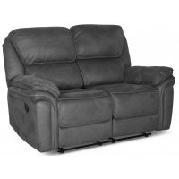 Riverdale recliner-sofa, 2-seter - grå (micorfiber) Riverdale recliner-sofa, 2-seter - grå (micorfiber)
