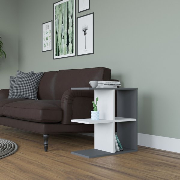 Hamlet sidebord - Antrasitt/hvit Hamlet sidebord - Antrasitt/hvit