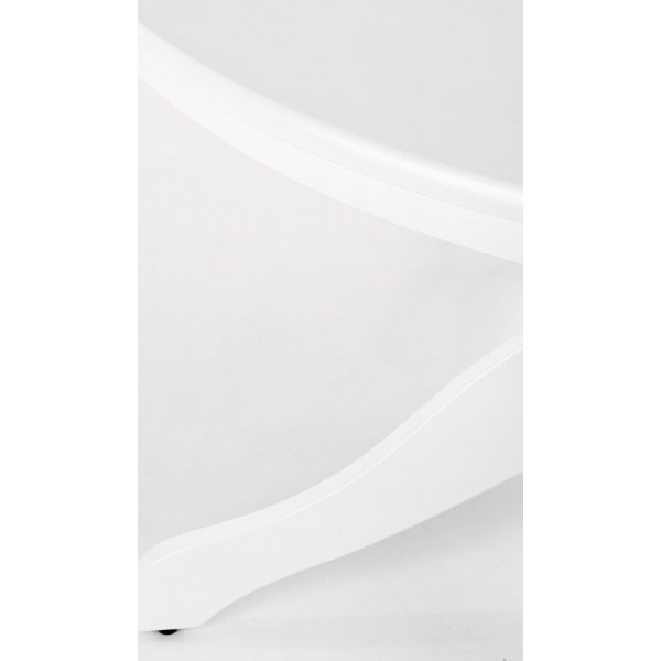 Aliza spisebord 106 cm - Hvitt