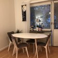 Kundebilde Spisebord Cheyenne 160 cm - Hvit