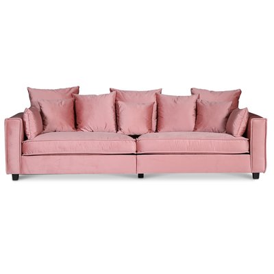 Brandy Lounge - 3,5-sits sofa (dusty pink) + Mbelpleiesett for tekstiler