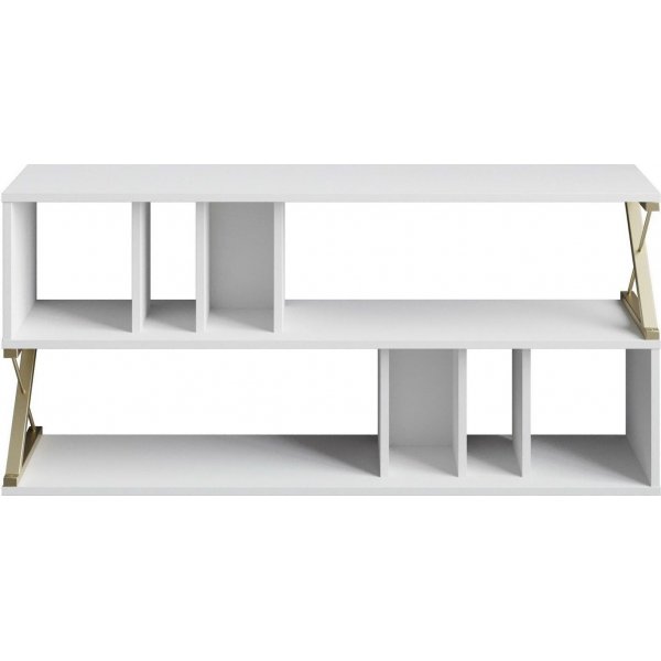 Termas mediebenk - Gull/hvit