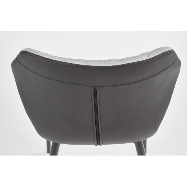 Cadeira spisestuestol 389 - Lys grå/svart Cadeira spisestuestol 389 - Lys grå/svart