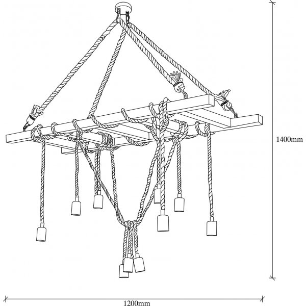 Erebos taklampe 103-AV - Tre Erebos taklampe 103-AV - Tre