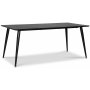 Dipp spisegruppe; spisebord, 180x90 cm med 6 Castor pinnestoler i valntt
