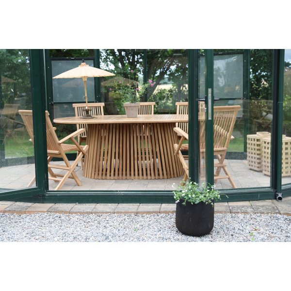 Edenryd ovalt spisebord 200 cm - Teak Edenryd ovalt spisebord 200 cm - Teak