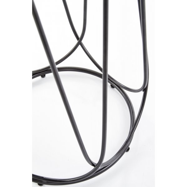 Bobby sidebord - valn�tt/svart