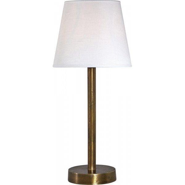 Columbus bordlampe - Rustikk messing - 46 cm