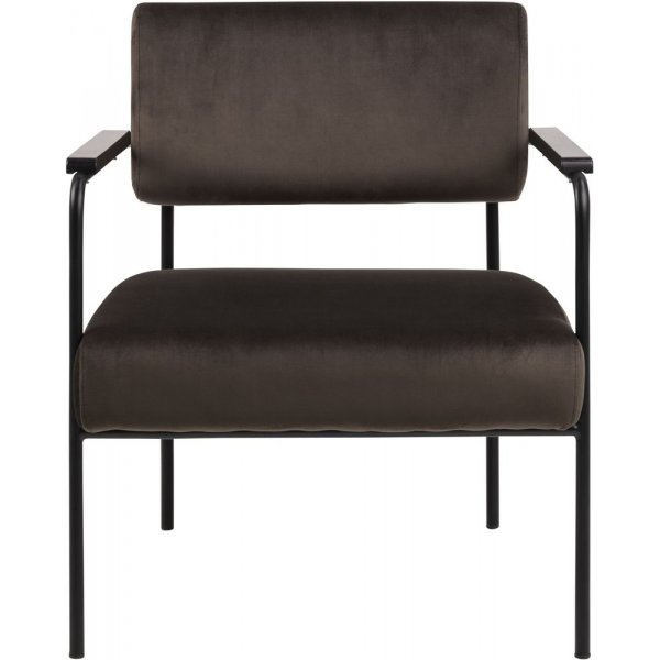 Cloe lenestol - Brun/svart