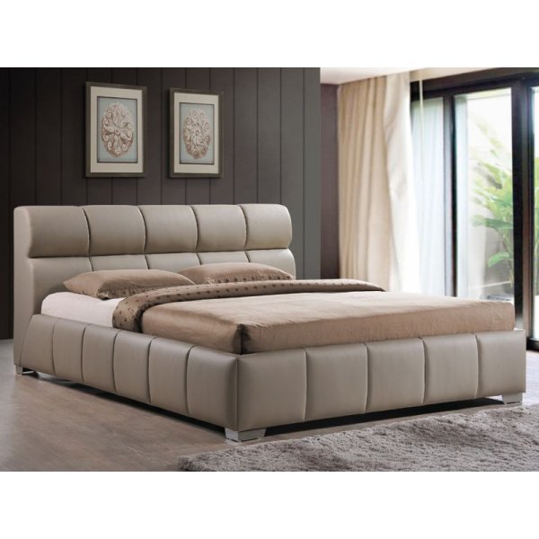 Sengeramme Breanna 160x200 cm - Cappuccino