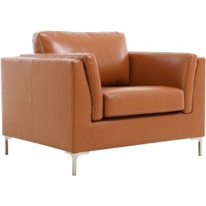 Cansas lenestol - Cognac PU + Flekkfjerner for mbler