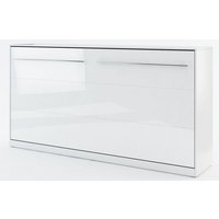 Sengeskap compact living horisontalt (90 x 200 cm fellbar seng) - Hvit høyglans Sengeskap compact living horisontalt (90 x 200 cm fellbar seng) - Hvit høyglans