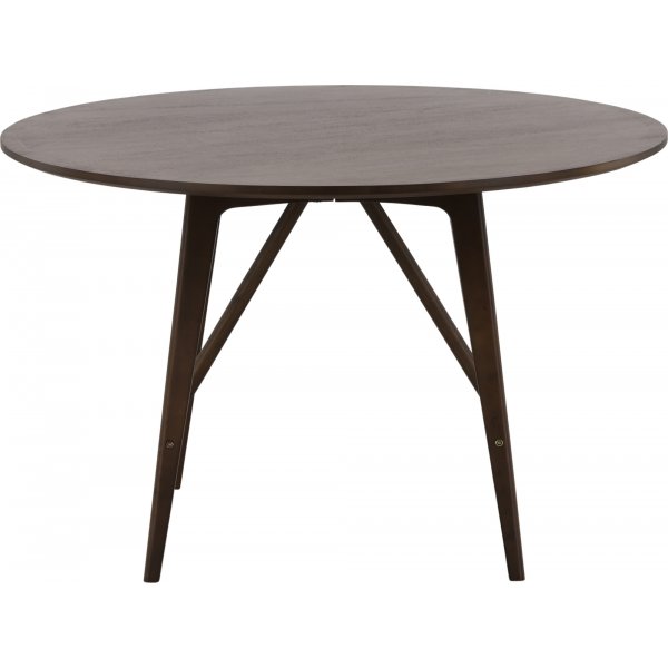 Kaseindon spisebord 100 cm - Mrkebrunt