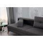 Oslo hjrnesofa - Antrasitt