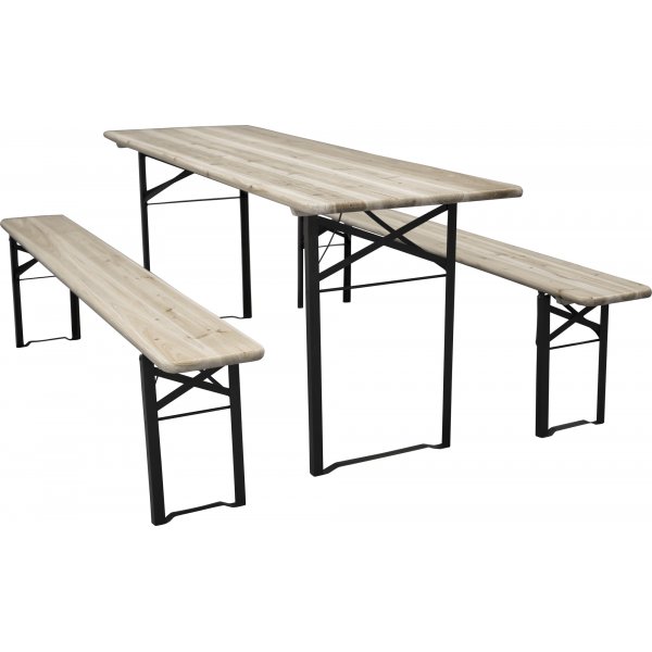 Guniess spisegruppe - Sort/tre Guniess spisegruppe - Sort/tre