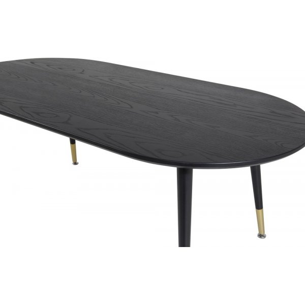 Alva salongbord - Svart/messing