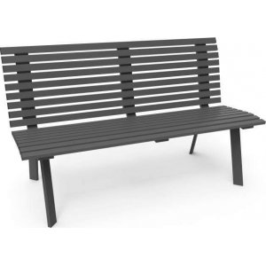 Ascot benk - Grå + Møbelpleiesett for tekstiler Ascot benk - Grå + Møbelpleiesett for tekstiler