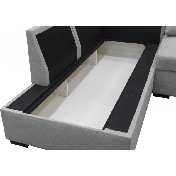 Sofa 309 cm lys grå - Solna Sofa 309 cm lys grå - Solna