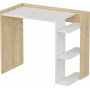 Ruby skrivebord 90,6x46,8 cm - Hvit/eik
