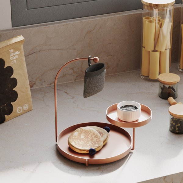 Knidos dekorativ tallerken - Kobber Knidos dekorativ tallerken - Kobber