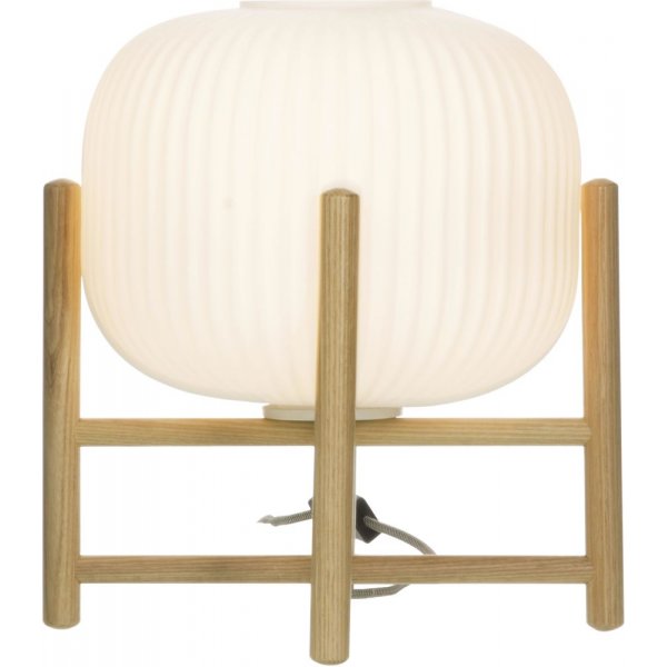 Bordlampe Vinda - Tre/hvit
