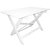 Knohult spisebord 125 cm - Hvit + Flekkfjerner for møbler