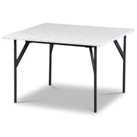 Terrazzo sofabord 75 x 75 cm - Bianco Terrazzo & understell AIR Terrazzo sofabord 75 x 75 cm - Bianco Terrazzo & understell AIR