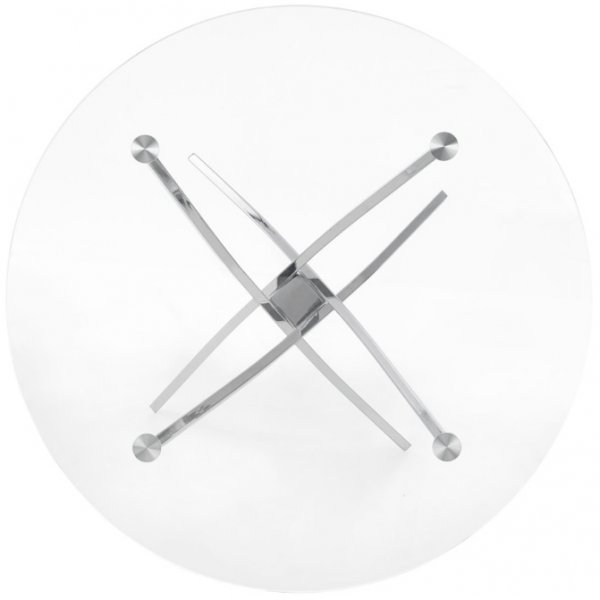 Trend 4 bord - Glass/Krom + Møbelføtter Trend 4 bord - Glass/Krom + Møbelføtter