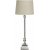 Linn bordlampe - Krom - 62 cm