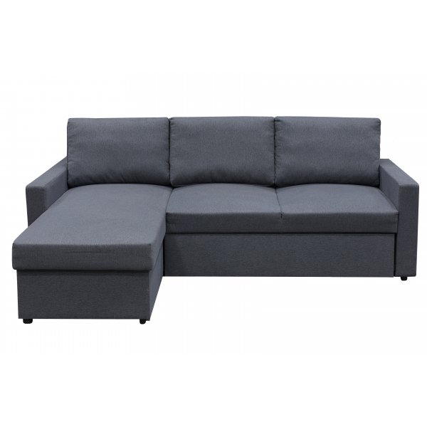 Dream divansofa med sengefunksjon og oppbevaring - Mørk grå Dream divansofa med sengefunksjon og oppbevaring - Mørk grå