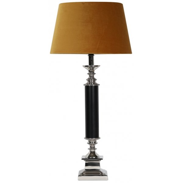 Zero lampefot H55 cm - Svart / Krom