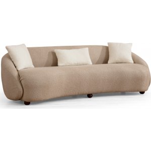 Napoli 3-seters sofa - Cappuccino