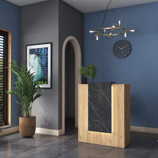 Idora resepsjon - Valn�tt/marmor