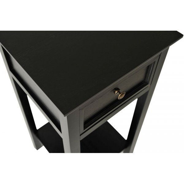 Lela nattbord - Antikksvart