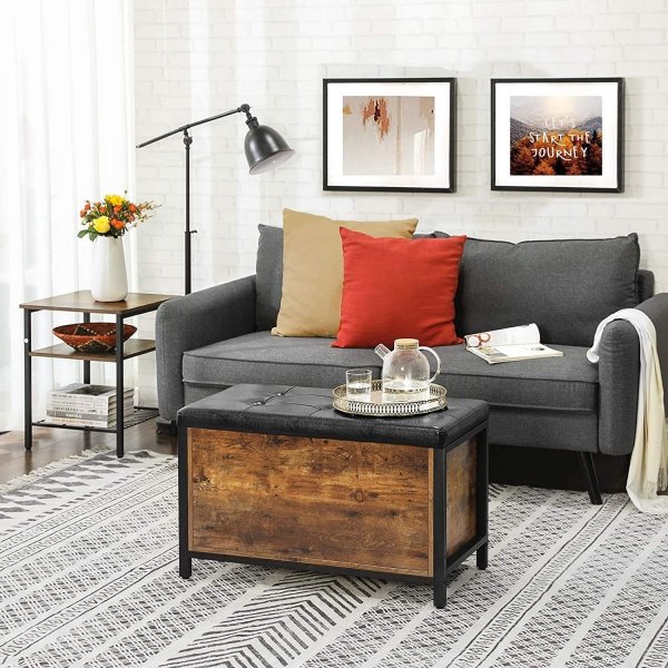 Tomas oppbevaringsskrin - Brun/svart